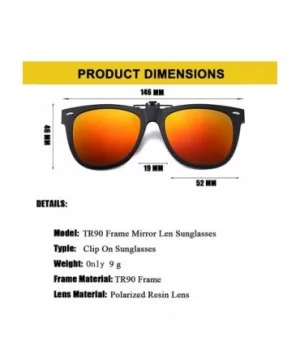 Polarized Sunglasses Anti Glare Protection Prescription - Orange - C618HDI32QG $11.10 Wrap