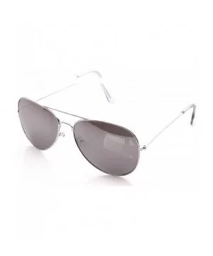 Fashion UV Protection Glasses Travel Goggles Outdoor Metal Frame Sunglasses Sunglasses - Silver - CG18Q8LINQW $3.85 Goggle