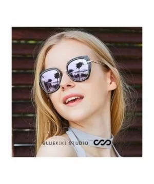 Oversized Round Sunglasses for Women - UV Protection - Hippie Hipster Women Sunglasses - Purple - C1180CHHSDY $10.05 Oversized