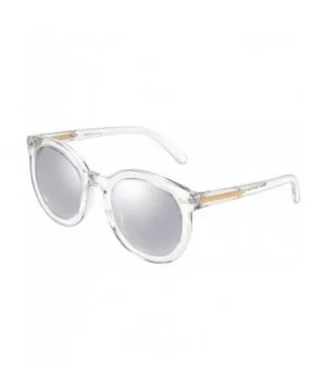 Sunglasses Sunglasses Fashion Couple Driving - Silver - CG18WHSW3NG $38.32 Oversized