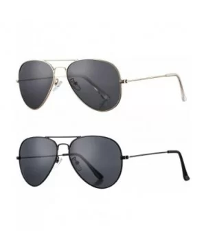 Classic Polarized Aviator Sunglasses for Men Women- 100% UV Protection - CQ18S5MNSQ0 $16.17 Aviator