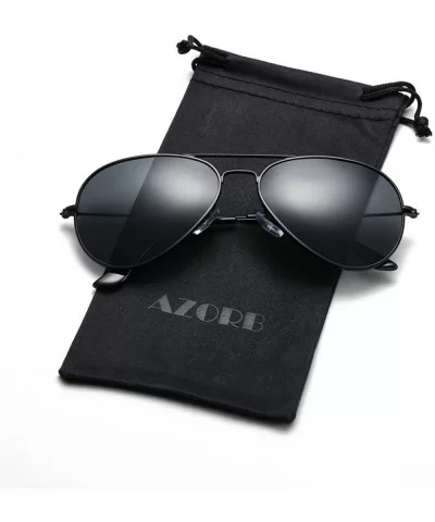 Classic Polarized Aviator Sunglasses for Men Women- 100% UV Protection - CQ18S5MNSQ0 $16.17 Aviator