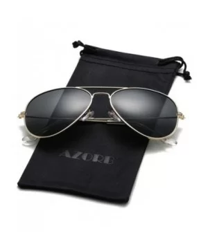 Classic Polarized Aviator Sunglasses for Men Women- 100% UV Protection - CQ18S5MNSQ0 $16.17 Aviator