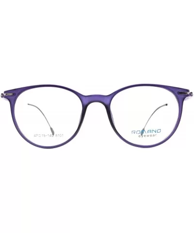 Eyeglasses 8101 Oval Design - for Womens 100% UV PROTECTION - Darkpurple - C4192TG5KRN $29.53 Oval