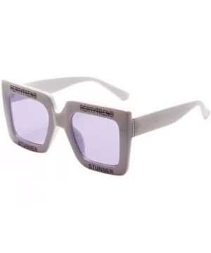 Women Sports Outdoor Sunglasses Protection - Purple - CP18DIATT43 $6.94 Sport