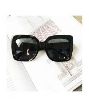 Women Sunglasses-Oversized Square Luxury Sunglasses Gradient Lens Eyewear - A - CD18ESEA9CU $5.16 Square