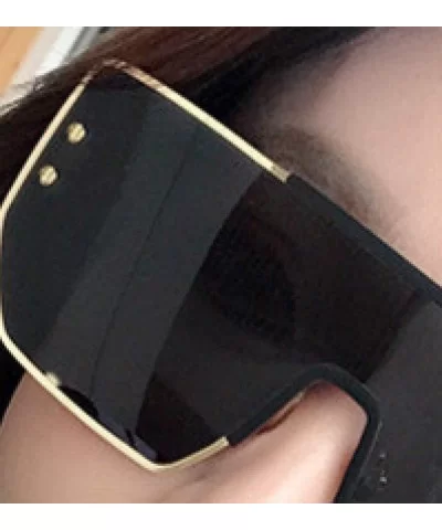 Square Sunglasses Ladies New Ladies Retro Gradient Sunglasses - C3198QKMREX $23.98 Square