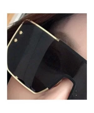 Square Sunglasses Ladies New Ladies Retro Gradient Sunglasses - C3198QKMREX $23.98 Square