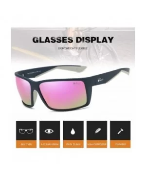 Sports Sunglasses Polarized Lens/TR 90 Frame with Spring Hinges Glasses For Men Women Cycling Running Baseball - C118SH8H4X7 ...