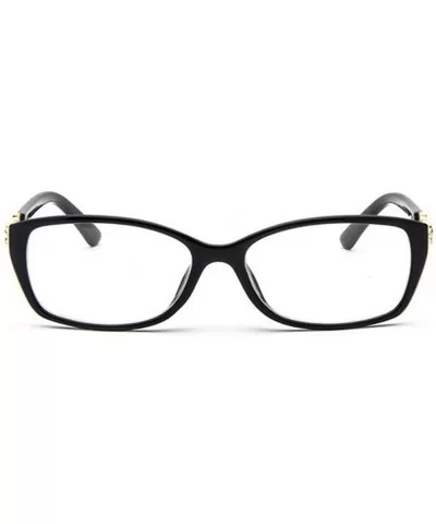 Women's Retro Eye Glasses Frame Spectacle Optical Eyeglasses Frame - Black - C9182I8KZ2R $6.22 Goggle