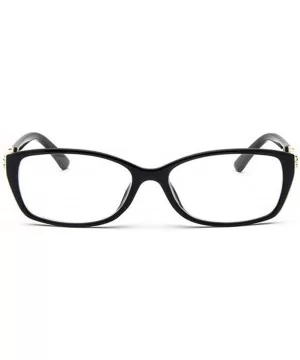 Women's Retro Eye Glasses Frame Spectacle Optical Eyeglasses Frame - Black - C9182I8KZ2R $6.22 Goggle