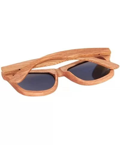 Bamboo wood glasses Hand-made logs polarized duo sunglasses UV400 UV-coated lenses - Red - CQ18XO5DAOH $26.00 Goggle