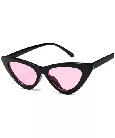 New Retro Fashion Sunglasses Women Er Vintage Cat Eye Black White Sun Glasses Female Lady UV400 Oculos - C6198AI8QZO $24.36 S...