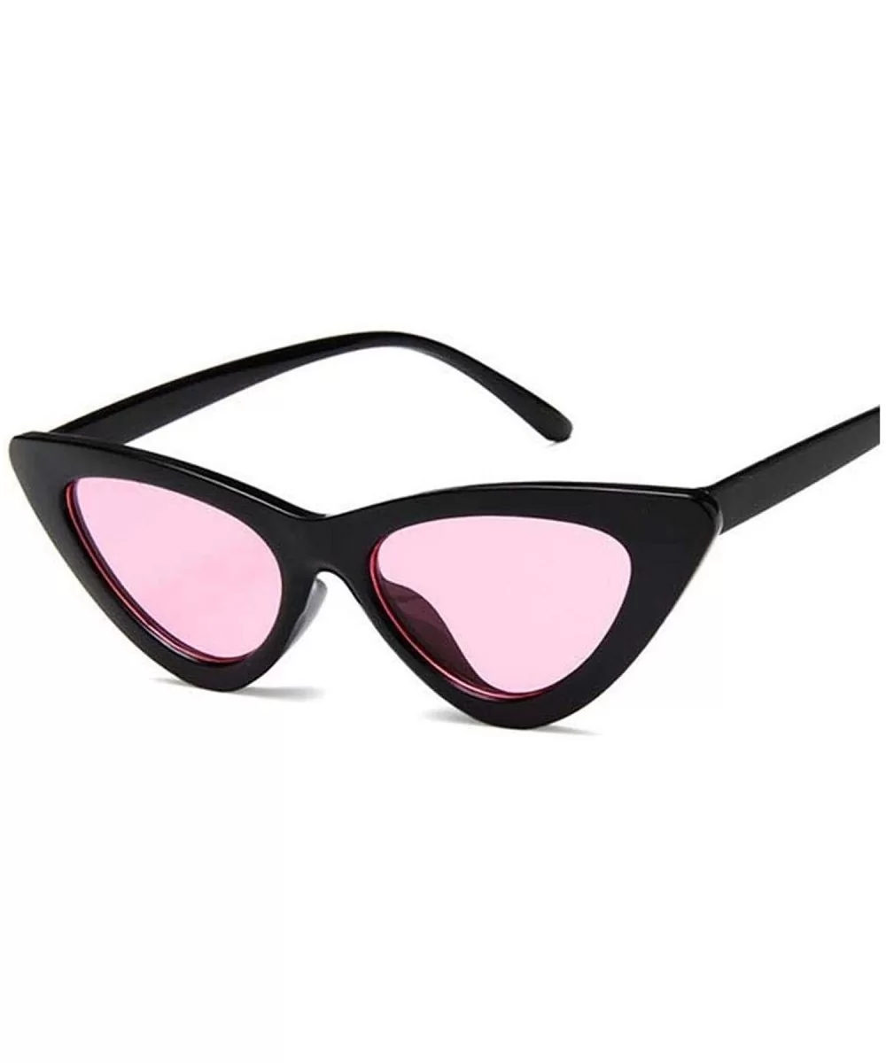 New Retro Fashion Sunglasses Women Er Vintage Cat Eye Black White Sun Glasses Female Lady UV400 Oculos - C6198AI8QZO $24.36 S...