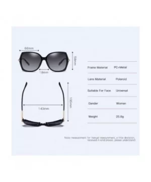 Sunglasses Women's Polarized Sunglasses Classic Large Frame Sunglasses Driving Glasses - A - C018QO9H6AL $32.33 Aviator