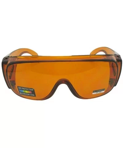 Large Fit Over Non Polarized Blue Light Blocking Sunglasses F29 - CT188NGZD0Q $8.36 Rectangular