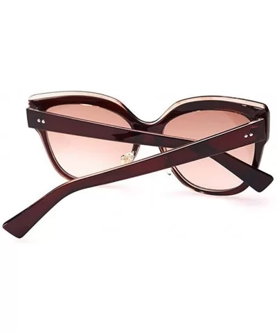 Cateye Sunglasses Your Eye Wear Choice In Summer Lens 57mm - Brown/Brown - CD11AQ7SGVN $13.01 Sport