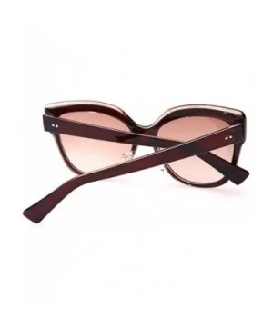 Cateye Sunglasses Your Eye Wear Choice In Summer Lens 57mm - Brown/Brown - CD11AQ7SGVN $13.01 Sport