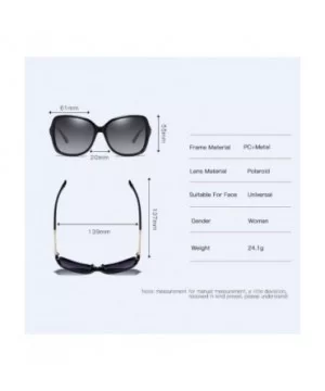 Sunglasses Women's Polarized Sunglasses Classic Large Frame Sunglasses Driving Glasses - C - CM18QRG4HOK $29.96 Aviator