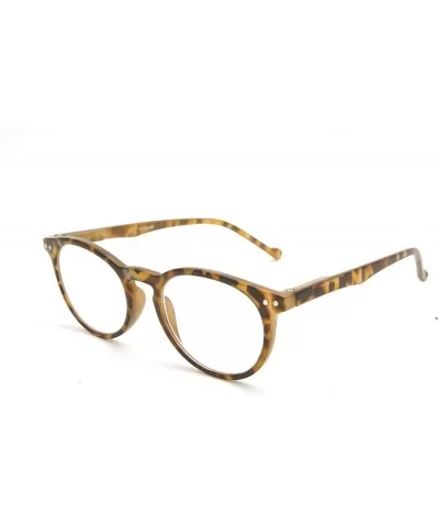 shoolboy fullRim Lightweight Reading spring hinge Glasses - Matte Regular Tortoise - CX17WXC4QYQ $15.01 Round