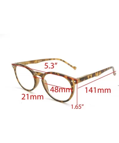 shoolboy fullRim Lightweight Reading spring hinge Glasses - Matte Regular Tortoise - CX17WXC4QYQ $15.01 Round