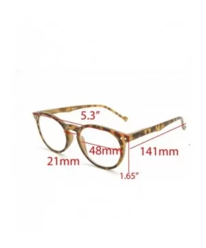 shoolboy fullRim Lightweight Reading spring hinge Glasses - Matte Regular Tortoise - CX17WXC4QYQ $15.01 Round