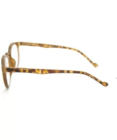 shoolboy fullRim Lightweight Reading spring hinge Glasses - Matte Regular Tortoise - CX17WXC4QYQ $15.01 Round