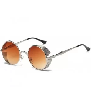 Gothic box windproof fashion sunglasses Europe and the United States tide - The Silver Box - CZ183NG7OEE $20.96 Round