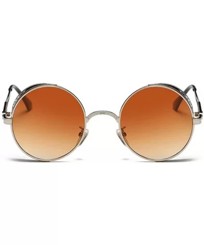 Gothic box windproof fashion sunglasses Europe and the United States tide - The Silver Box - CZ183NG7OEE $20.96 Round