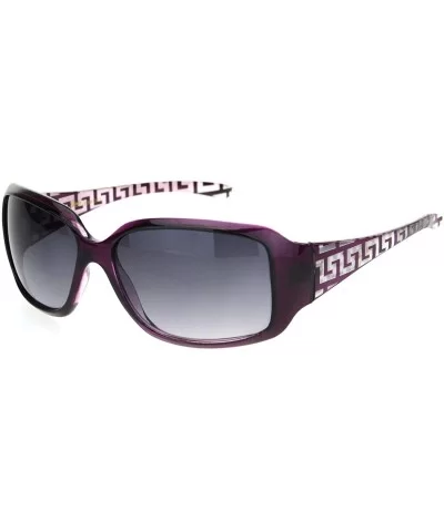 Womens 90s Classic Rectangular Plastic Narrow Butterfly Sunglasses - Purple Gradient Black - CA18OEQ8TMA $8.68 Butterfly