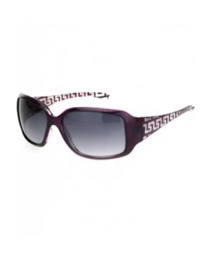 Womens 90s Classic Rectangular Plastic Narrow Butterfly Sunglasses - Purple Gradient Black - CA18OEQ8TMA $8.68 Butterfly