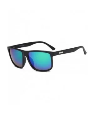 Men Retro Classic Sports Rectangular UV Protection Sunglasses - Green - CF18IZIZSUA $7.15 Rectangular