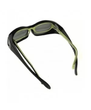 Unisex Polarized Fit Over Sunglasses Wear Over Cover Over Glasses - 2 Black - CO12IDLJDY3 $15.93 Round