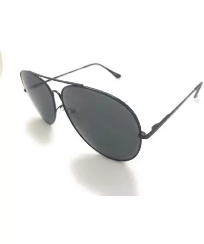 Aviator Sunglasses for Men Women Metal Flat Top Classic Sunglasses lightweight Driving UV400 - C912ODBJK6Y $6.26 Aviator