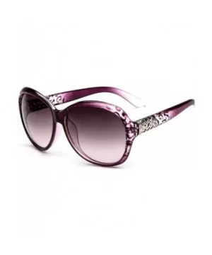 Sunglasses Women Fashion Decorative Large Frame Sun Glasses Europe And United States Retro - CP197A23LEK $11.71 Round