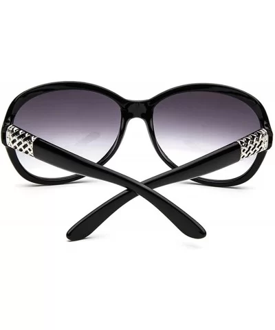 Sunglasses Women Fashion Decorative Large Frame Sun Glasses Europe And United States Retro - CP197A23LEK $11.71 Round