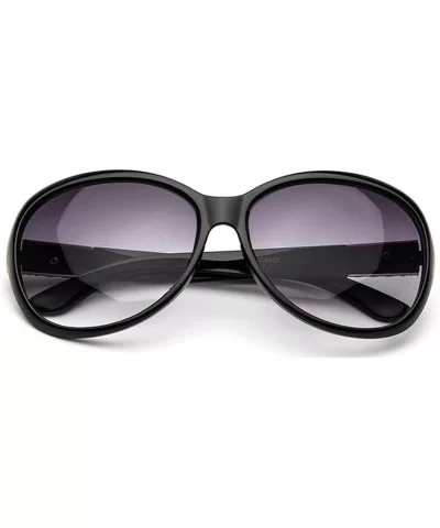 Sunglasses Women Fashion Decorative Large Frame Sun Glasses Europe And United States Retro - CP197A23LEK $11.71 Round