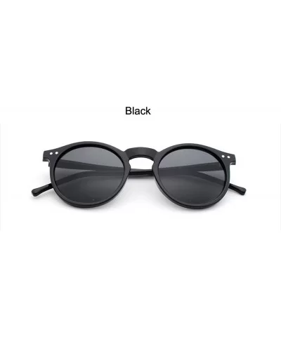 2020 New Sunglasses Women Er Acetate Round Sun Glasses Men Classic Rivet Eyewear Feminino Oculos UV400 - Black - CX198A82OMY ...